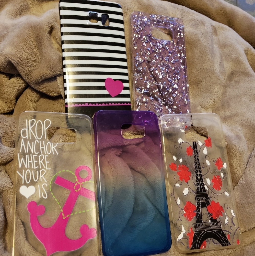 Lot of womens galaxy s6 edge plus cases